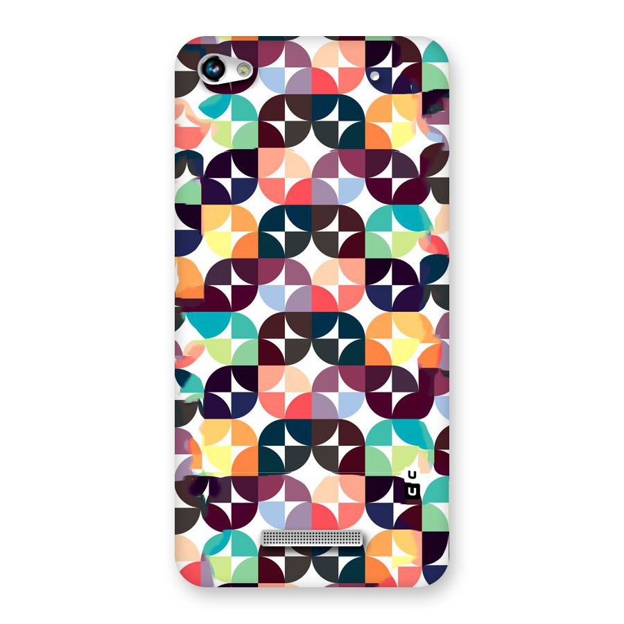 Multicolor Arc Back Case for Micromax Hue 2