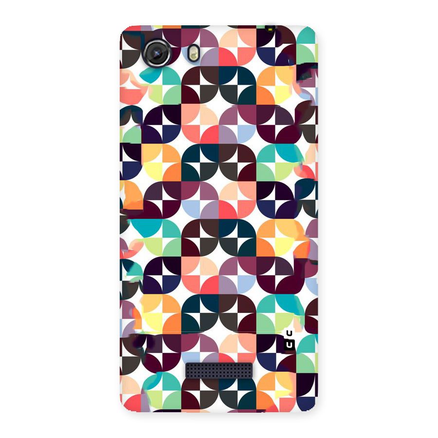 Multicolor Arc Back Case for Micromax Unite 3
