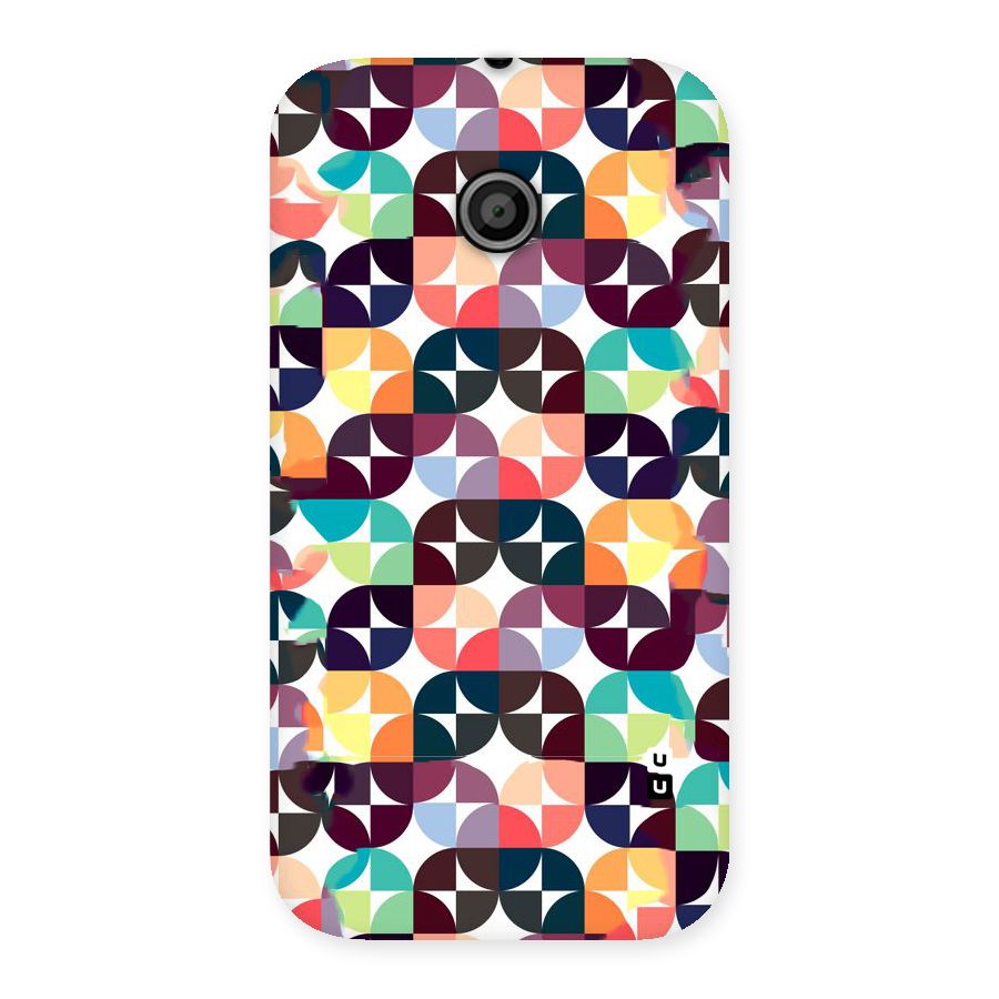 Multicolor Arc Back Case for Moto E