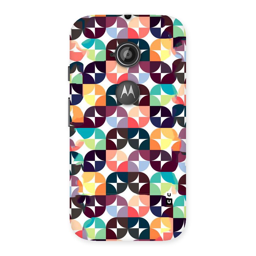 Multicolor Arc Back Case for Moto E 2nd Gen