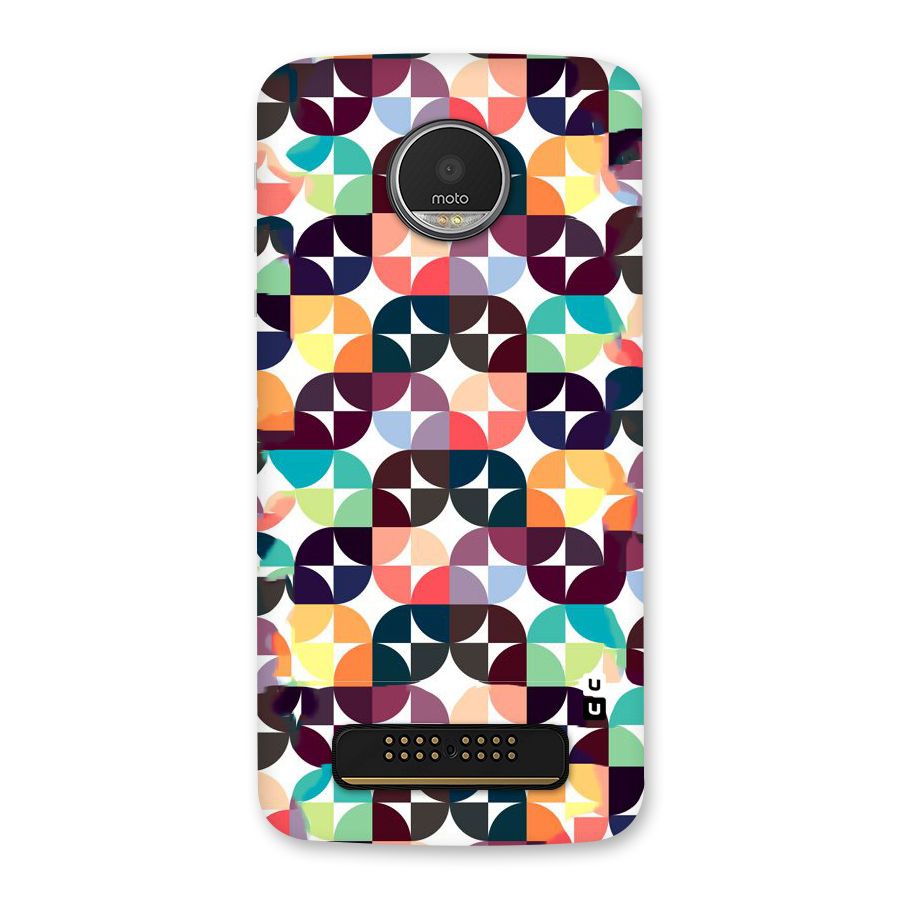 Multicolor Arc Back Case for Moto Z Play