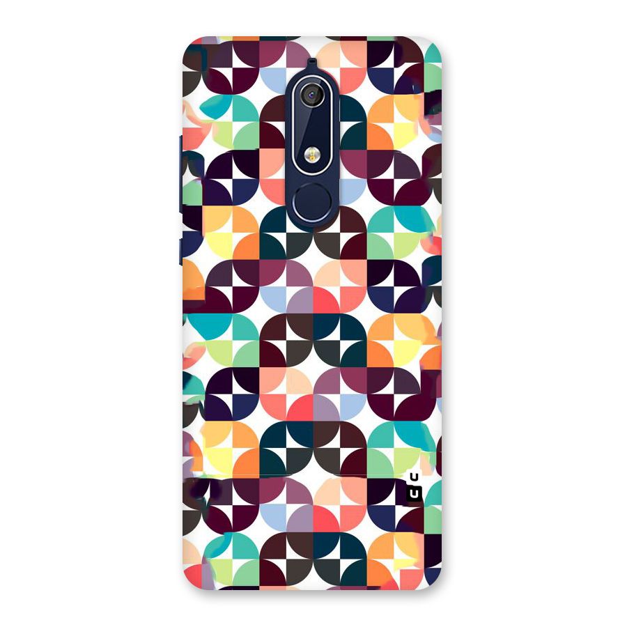 Multicolor Arc Back Case for Nokia 5.1