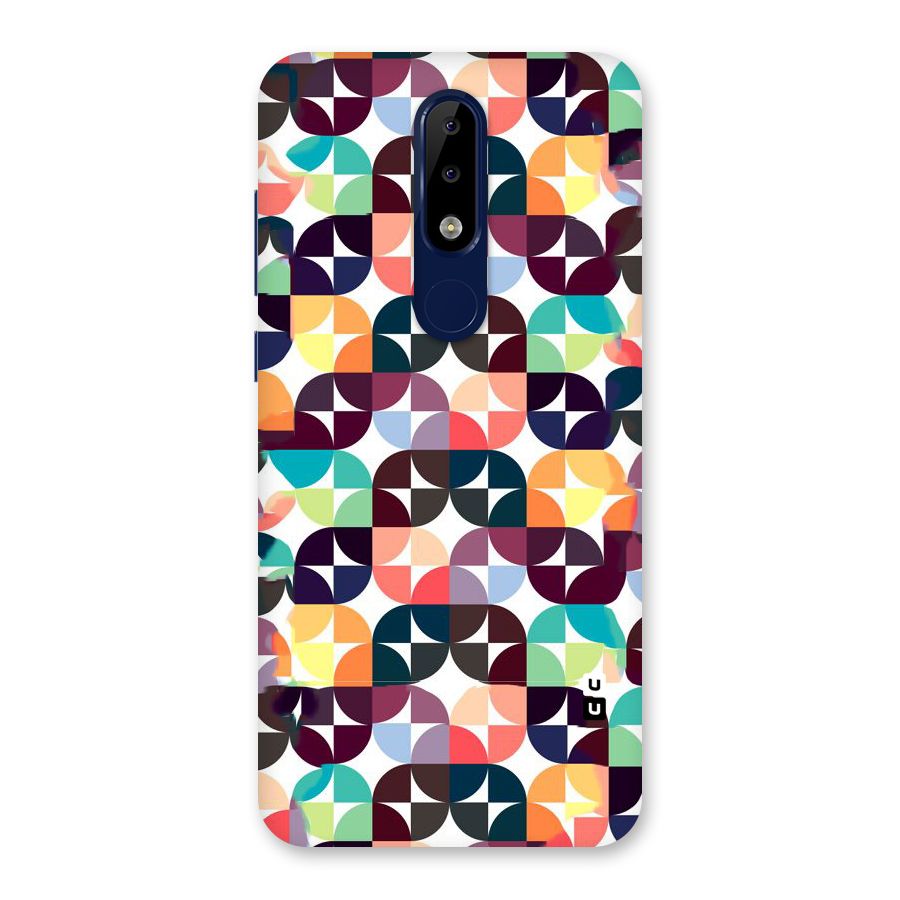 Multicolor Arc Back Case for Nokia 5.1 Plus
