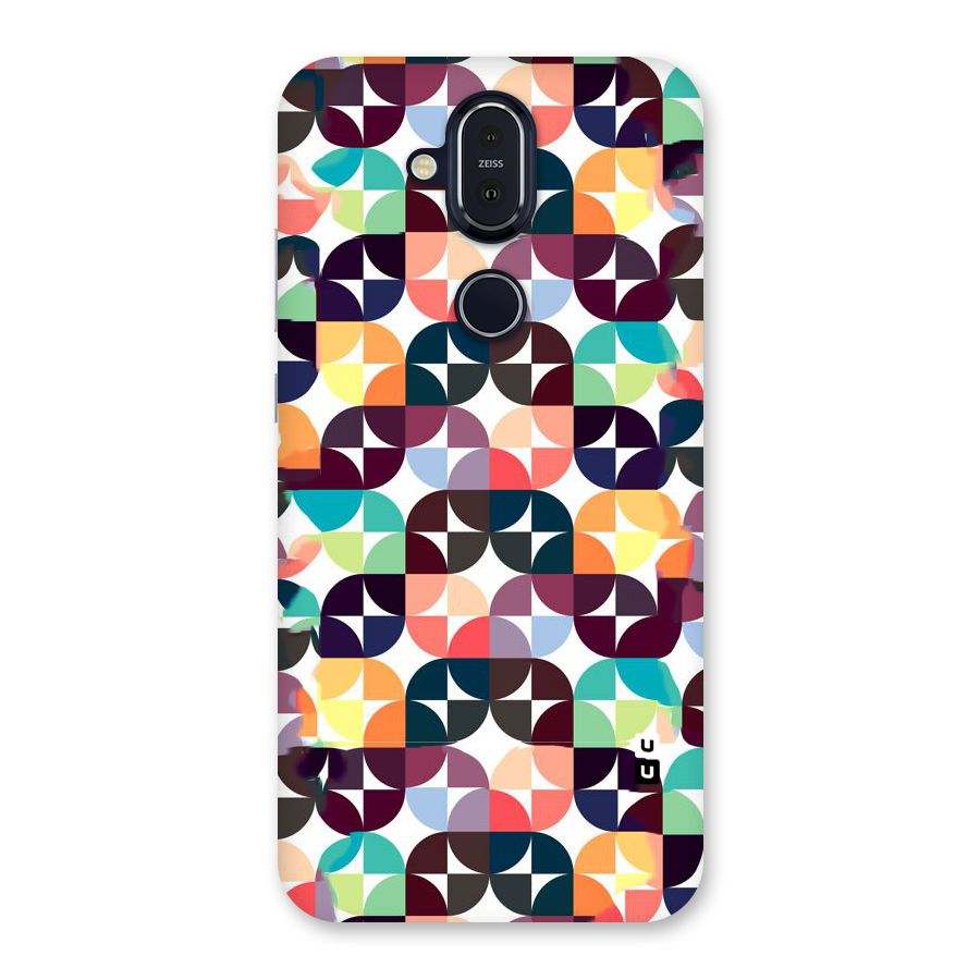 Multicolor Arc Back Case for Nokia 8.1
