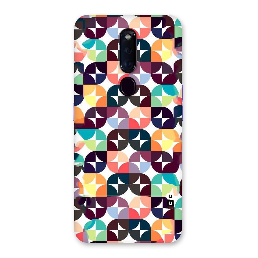 Multicolor Arc Back Case for Oppo F11 Pro
