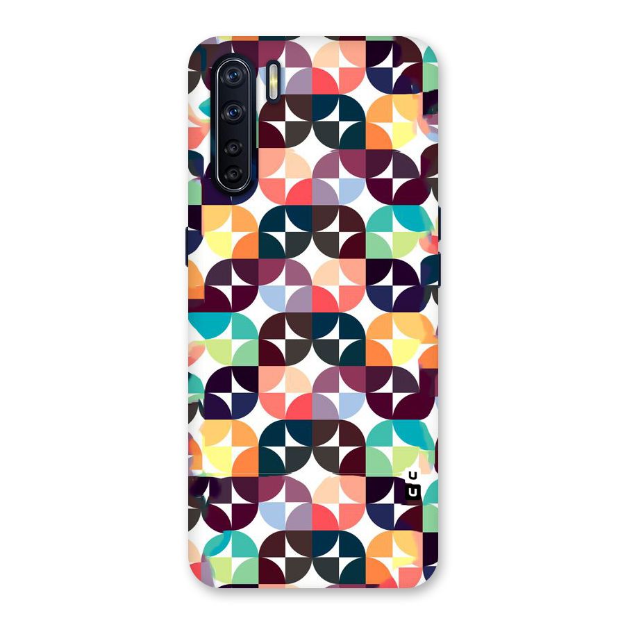 Multicolor Arc Back Case for Oppo F15