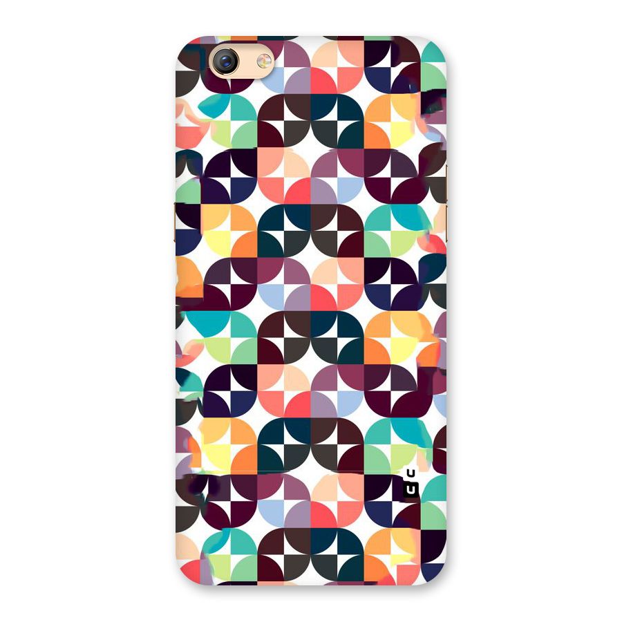 Multicolor Arc Back Case for Oppo F3 Plus