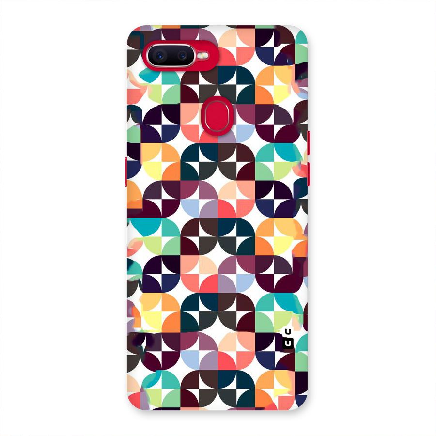 Multicolor Arc Back Case for Oppo F9 Pro