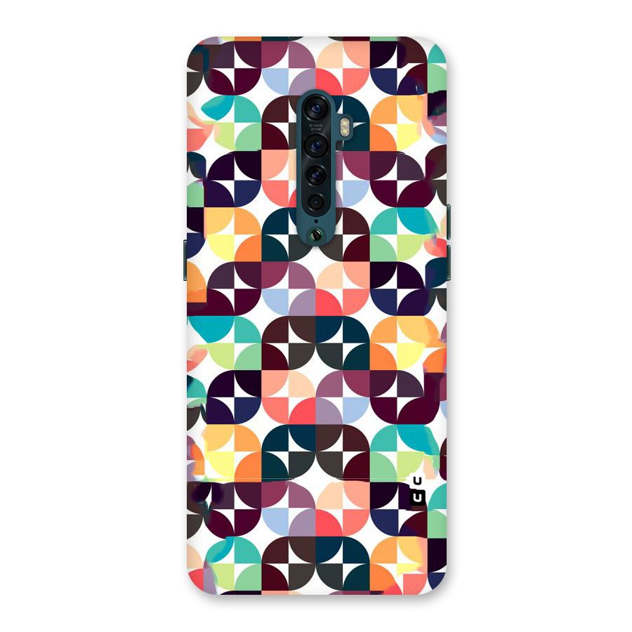 Multicolor Arc Back Case for Oppo Reno2