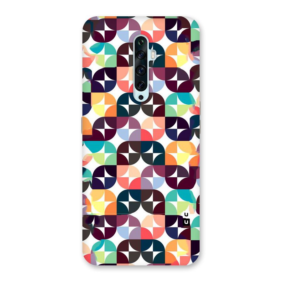 Multicolor Arc Back Case for Oppo Reno2 F