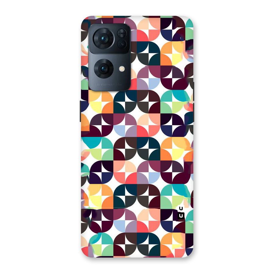 Multicolor Arc Back Case for Oppo Reno7 Pro 5G