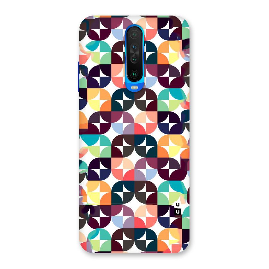 Multicolor Arc Back Case for Poco X2
