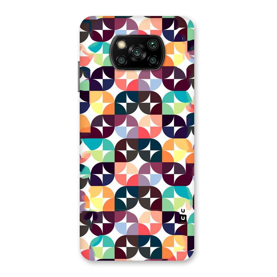 Multicolor Arc Back Case for Poco X3