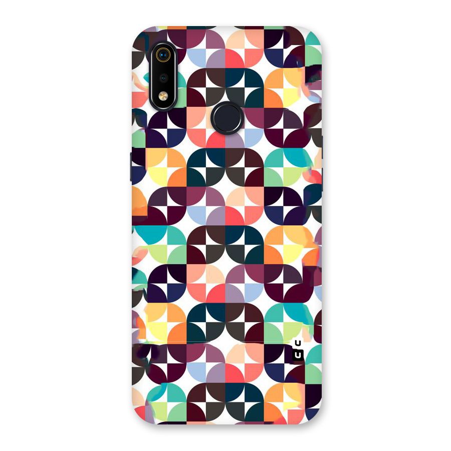 Multicolor Arc Back Case for Realme 3i
