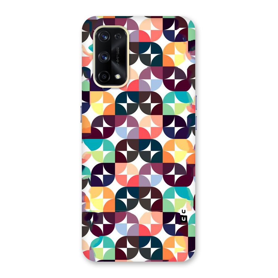 Multicolor Arc Glass Back Case for Realme X7 Pro