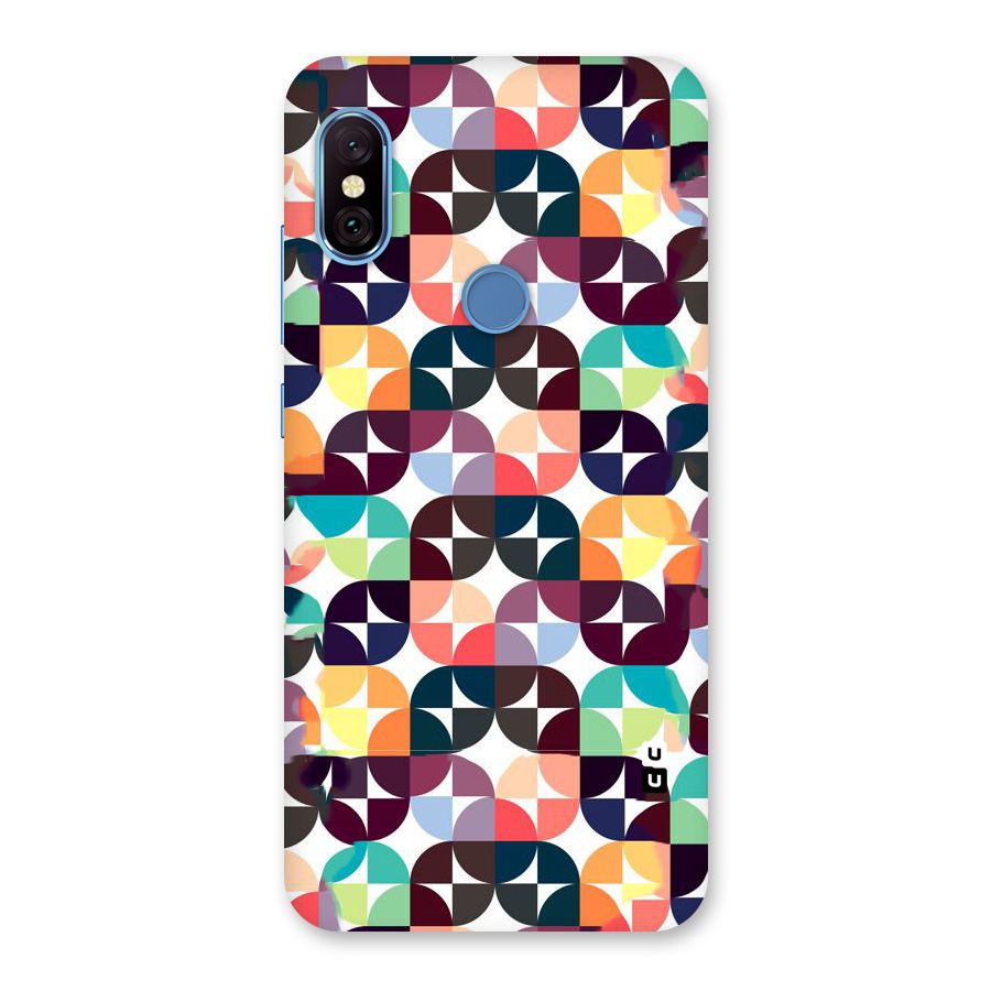 Multicolor Arc Back Case for Redmi Note 6 Pro