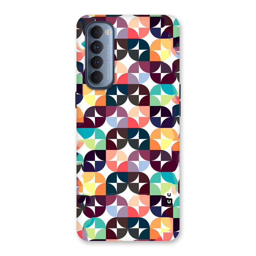 Multicolor Arc Back Case for Reno4 Pro