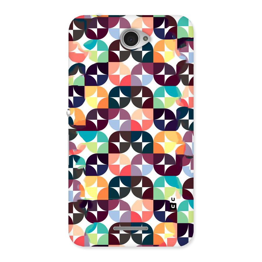 Multicolor Arc Back Case for Sony Xperia E4