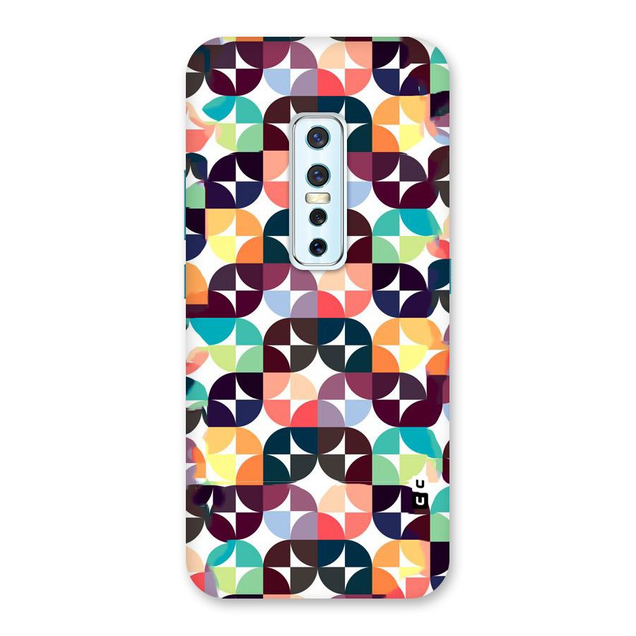 Multicolor Arc Back Case for Vivo V17 Pro