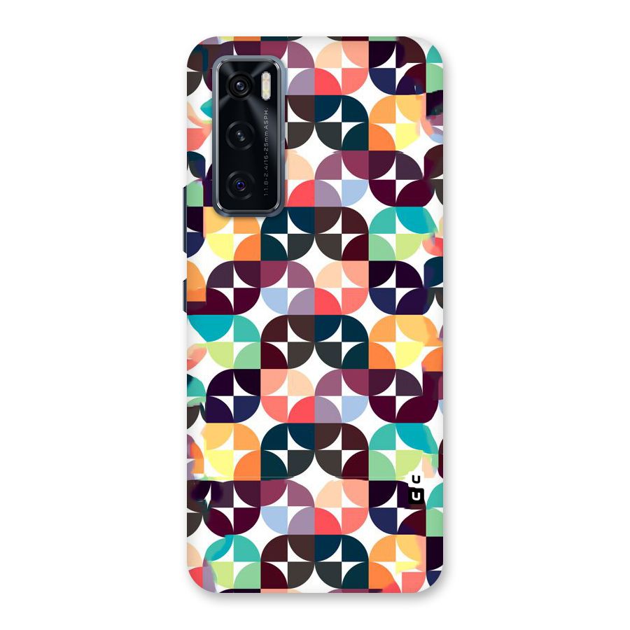 Multicolor Arc Back Case for Vivo V20 SE