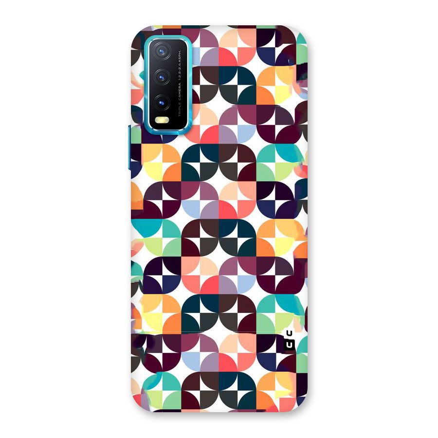 Multicolor Arc Back Case for Vivo Y20G