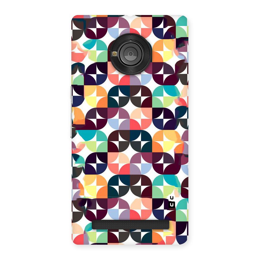 Multicolor Arc Back Case for Yu Yunique