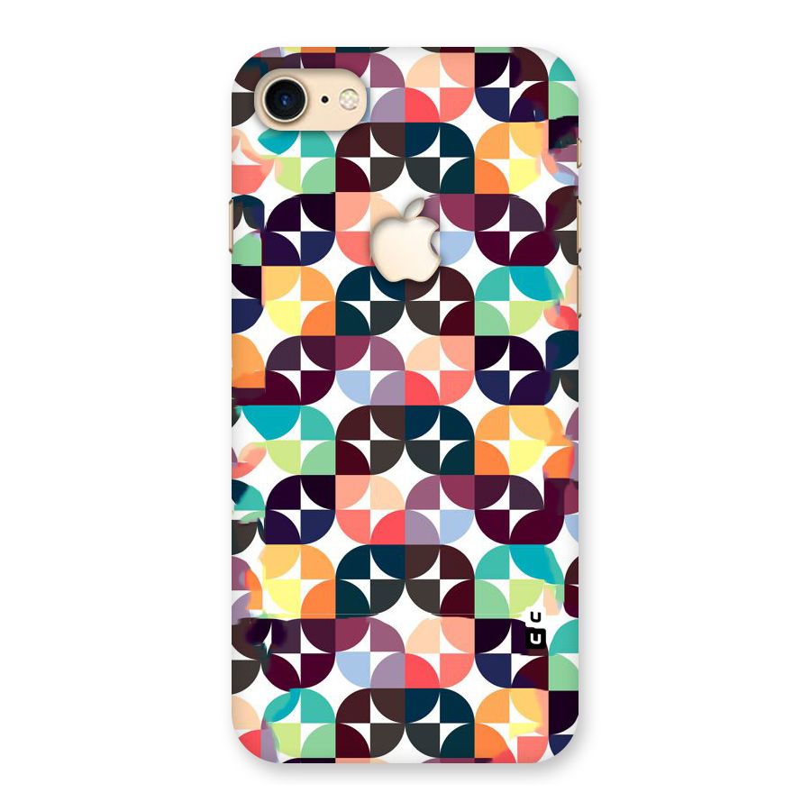 Multicolor Arc Back Case for iPhone 7 Apple Cut