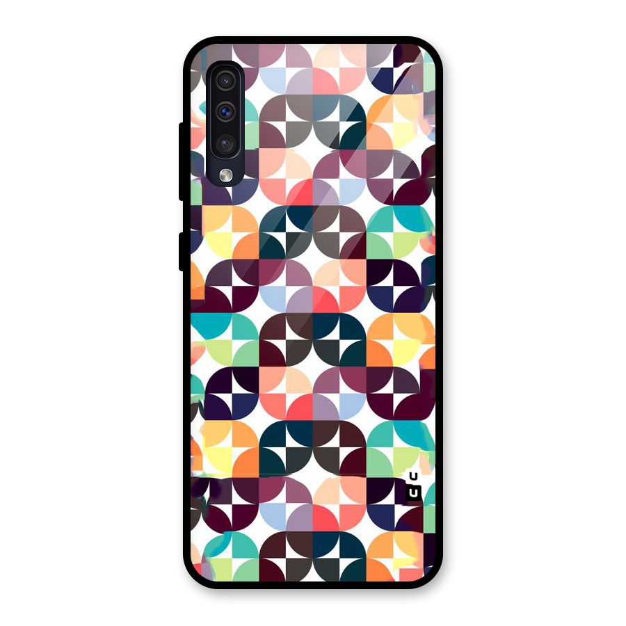 Multicolor Arc Glass Back Case for Galaxy A30s