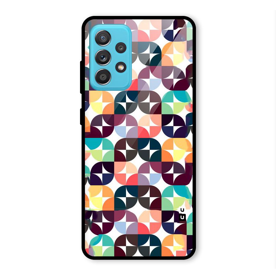 Multicolor Arc Glass Back Case for Galaxy A52