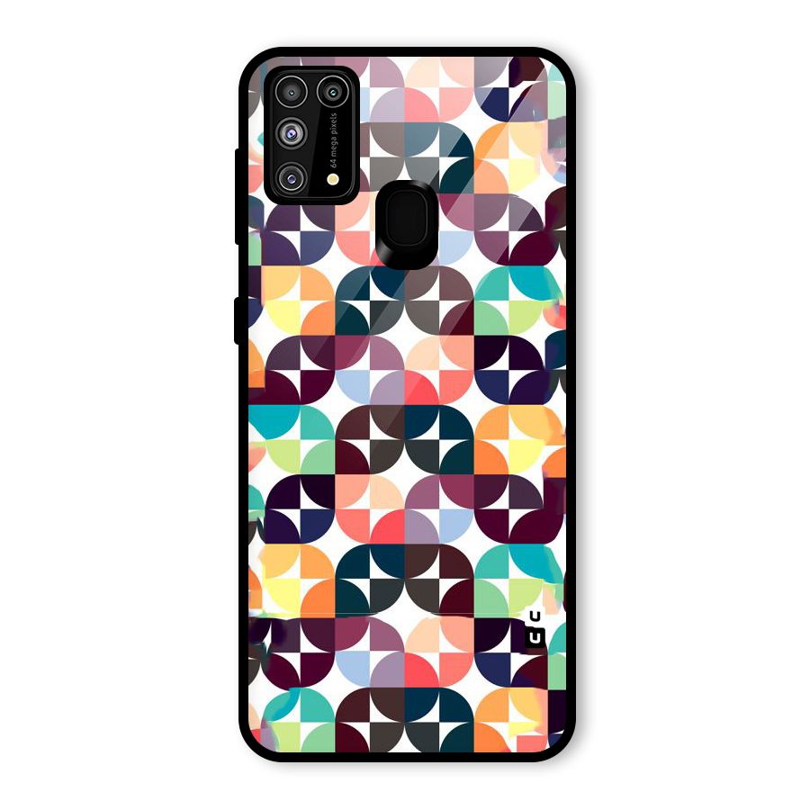 Multicolor Arc Glass Back Case for Galaxy M31