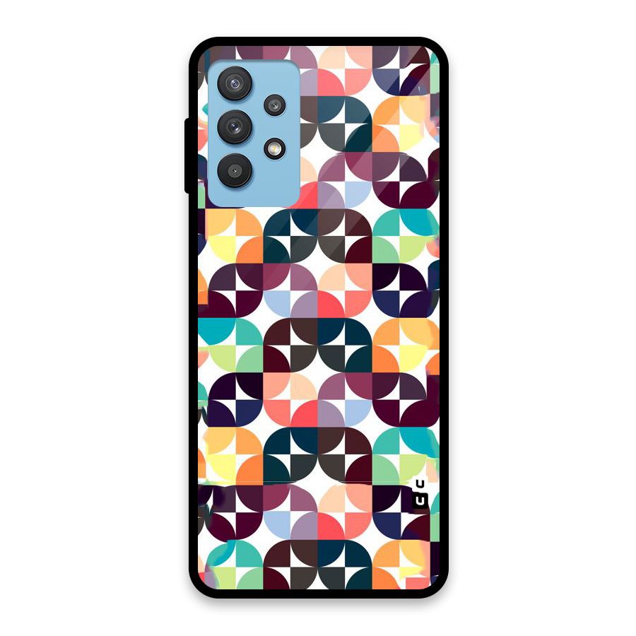 Multicolor Arc Glass Back Case for Galaxy M32 5G