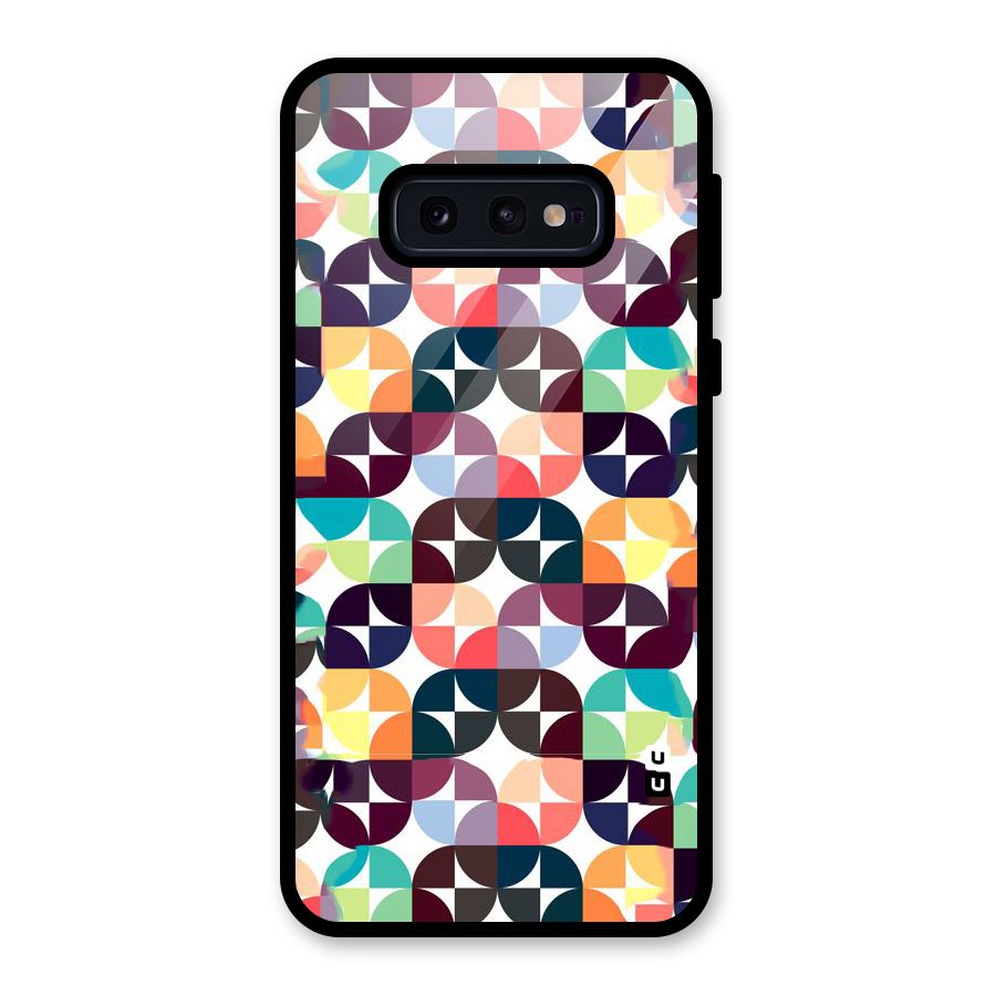 Multicolor Arc Glass Back Case for Galaxy S10e