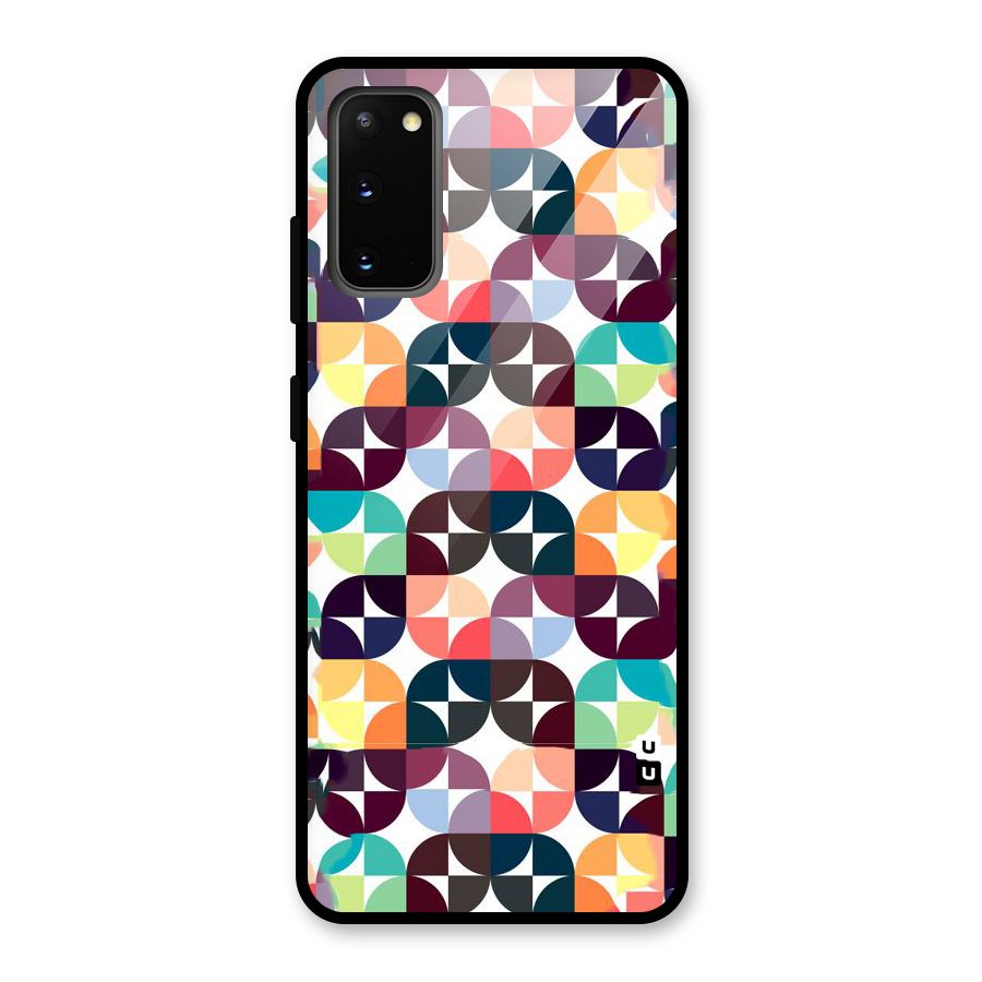 Multicolor Arc Glass Back Case for Galaxy S20
