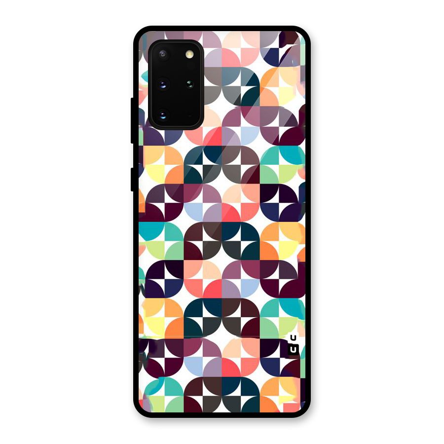 Multicolor Arc Glass Back Case for Galaxy S20 Plus