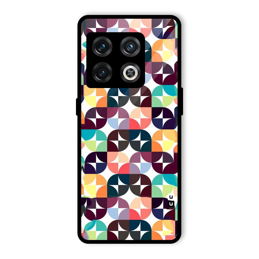 Multicolor Arc Glass Back Case for OnePlus 10 Pro 5G