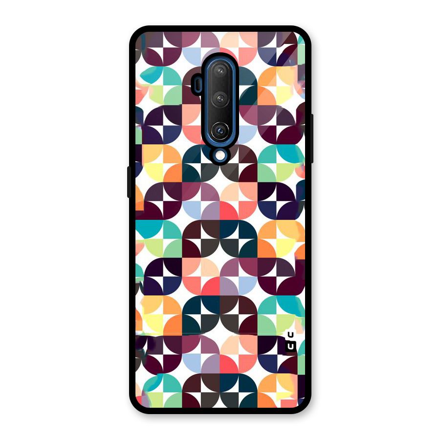 Multicolor Arc Glass Back Case for OnePlus 7T Pro
