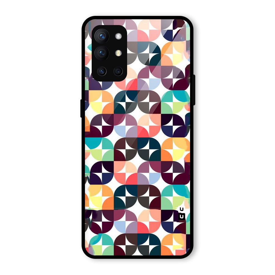 Multicolor Arc Glass Back Case for OnePlus 9R