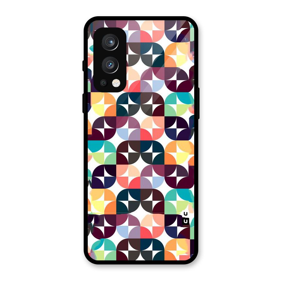 Multicolor Arc Glass Back Case for OnePlus Nord 2 5G