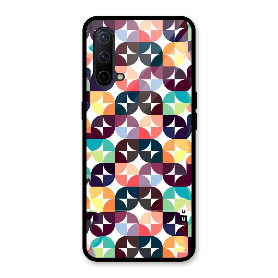 Multicolor Arc Glass Back Case for OnePlus Nord CE 5G