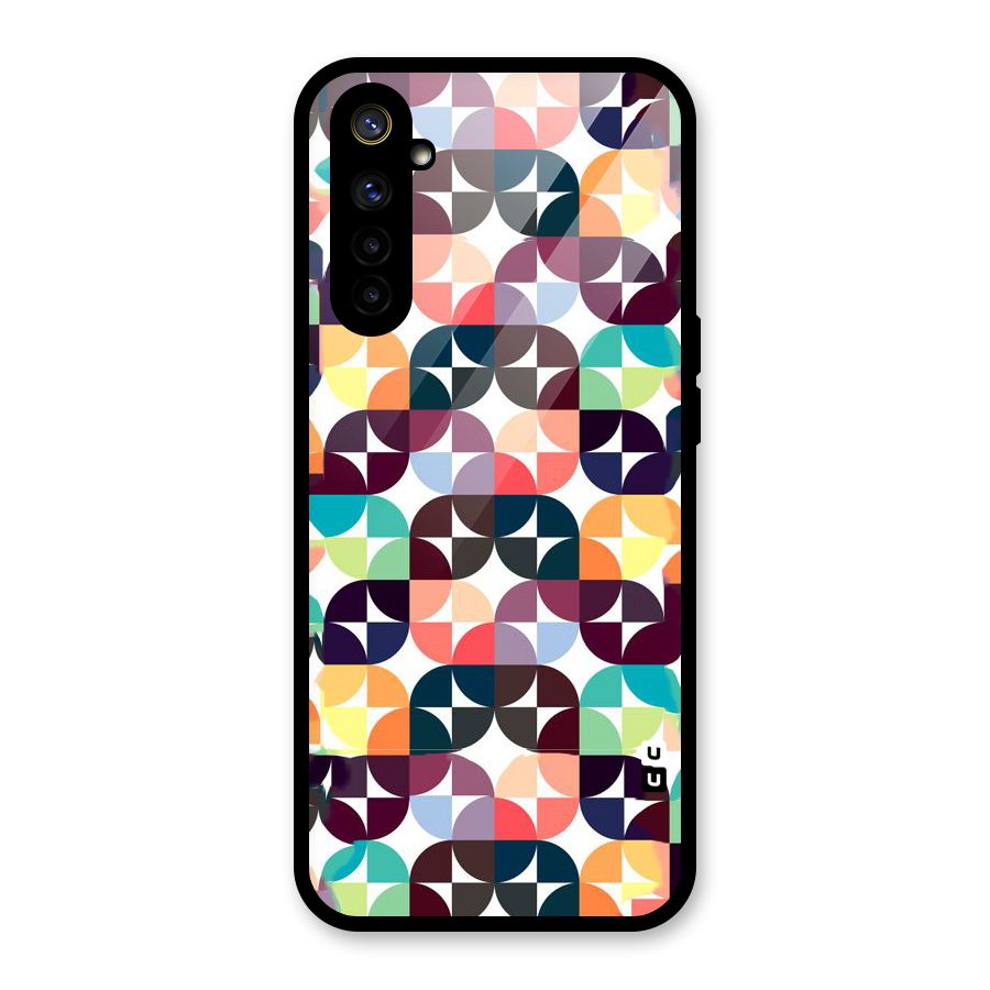 Multicolor Arc Glass Back Case for Realme 6i