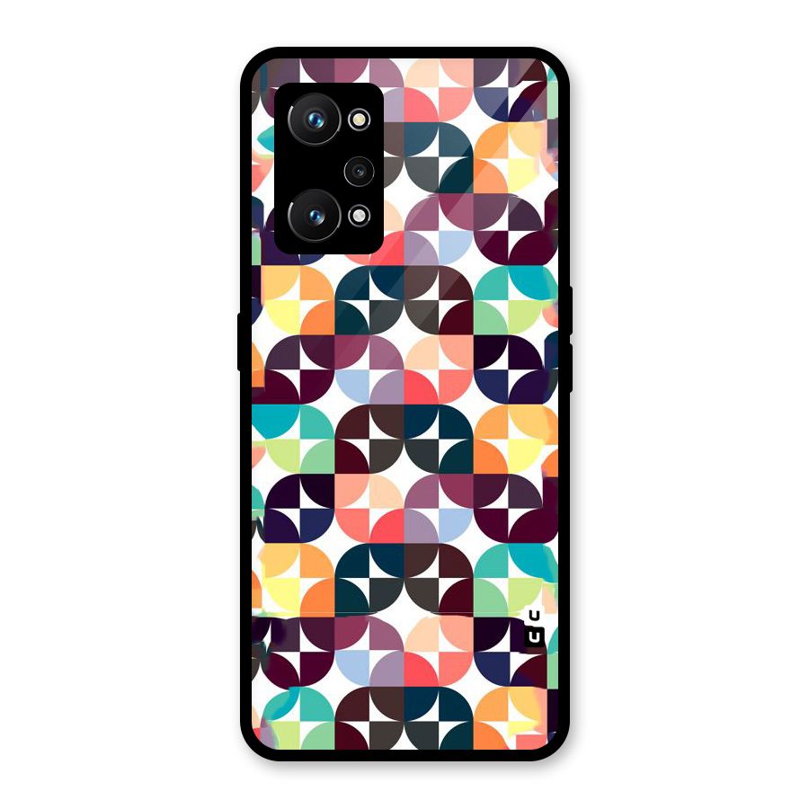 Multicolor Arc Glass Back Case for Realme GT Neo 3T