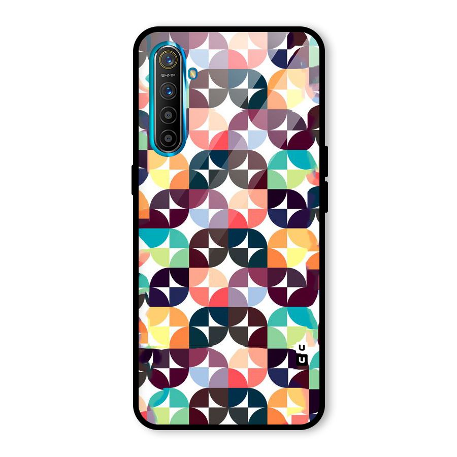 Multicolor Arc Glass Back Case for Realme X2