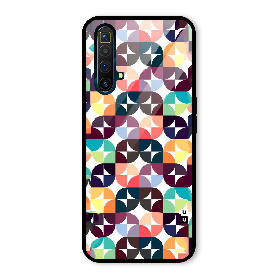 Multicolor Arc Glass Back Case for Realme X3 SuperZoom