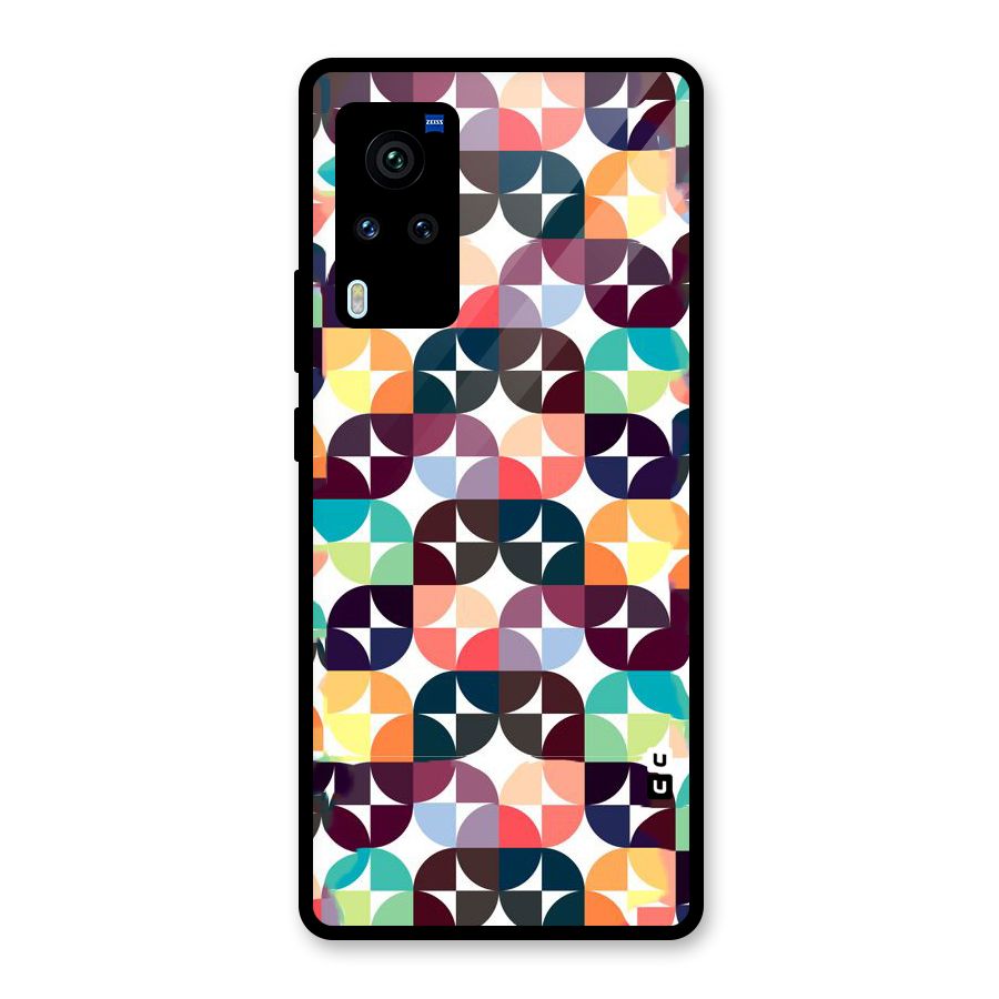 Multicolor Arc Glass Back Case for Vivo X60 Pro