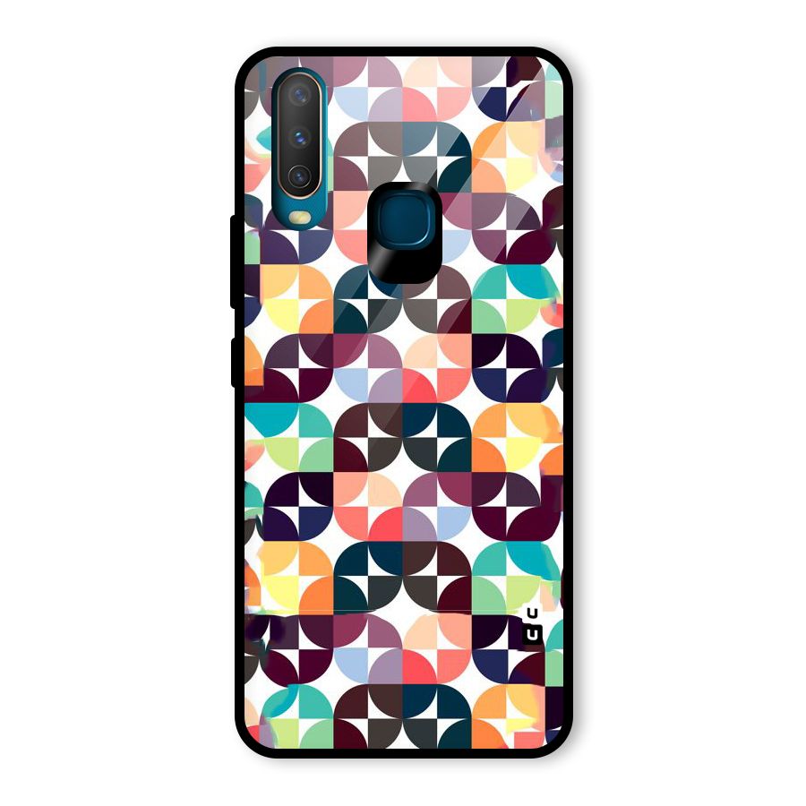 Multicolor Arc Glass Back Case for Vivo Y15