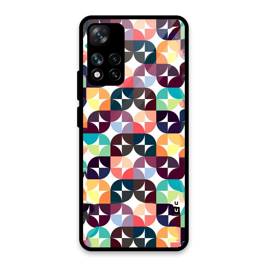 Multicolor Arc Glass Back Case for Xiaomi 11i 5G