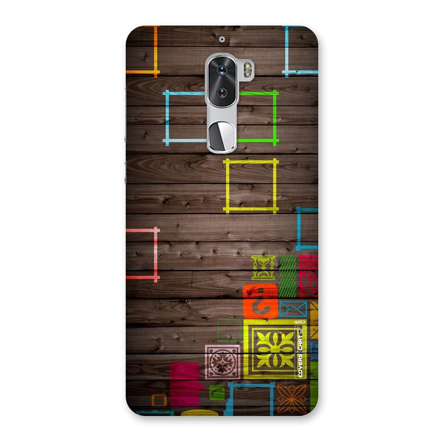 Multicolor Frame Design Back Case for Coolpad Cool 1
