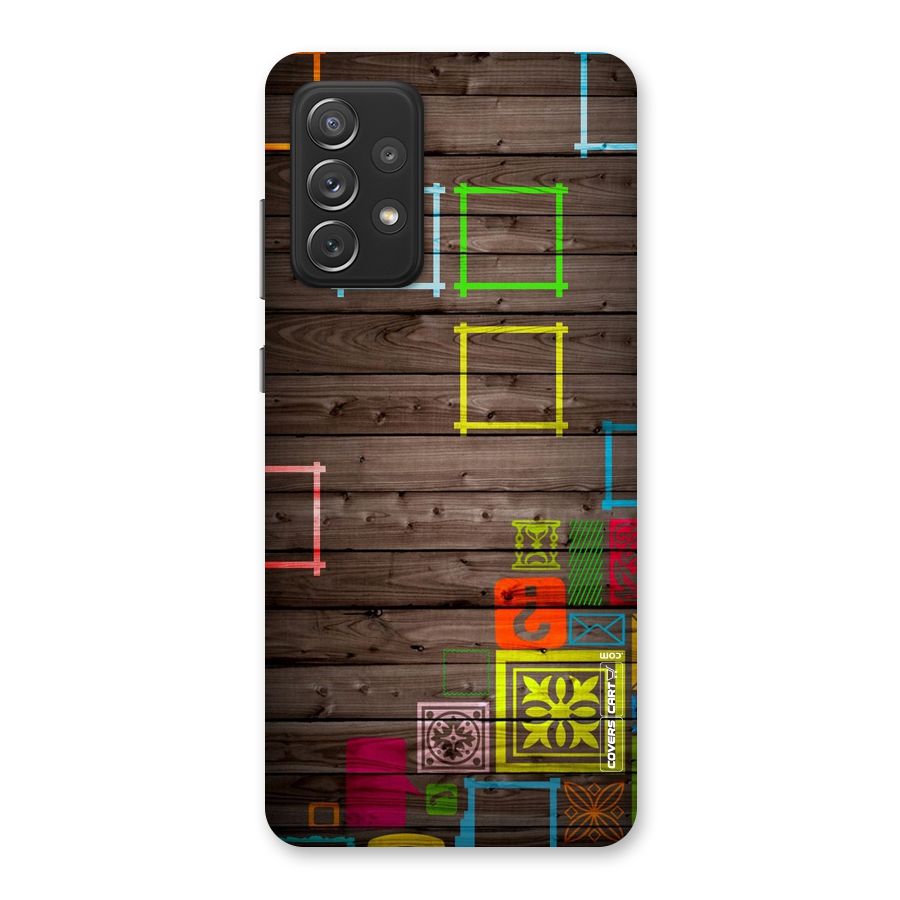 Multicolor Frame Design Back Case for Galaxy A72