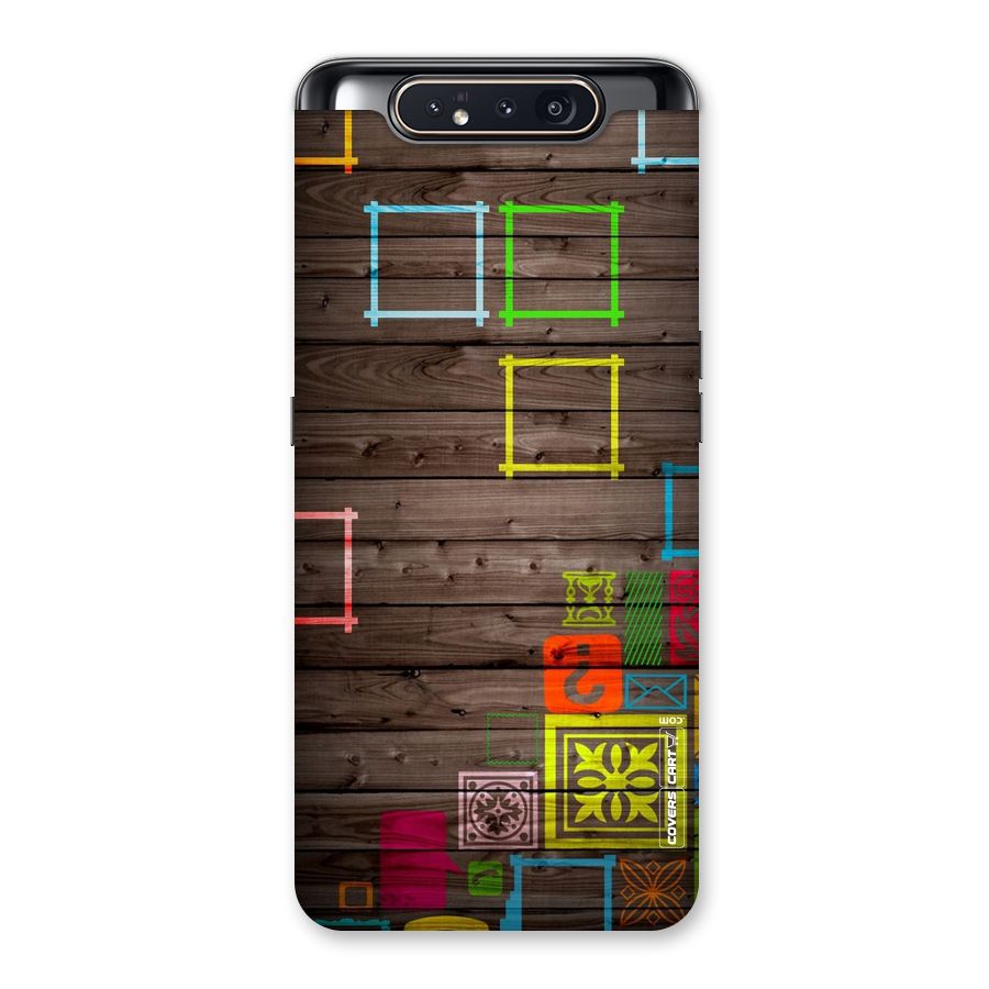 Multicolor Frame Design Back Case for Galaxy A80