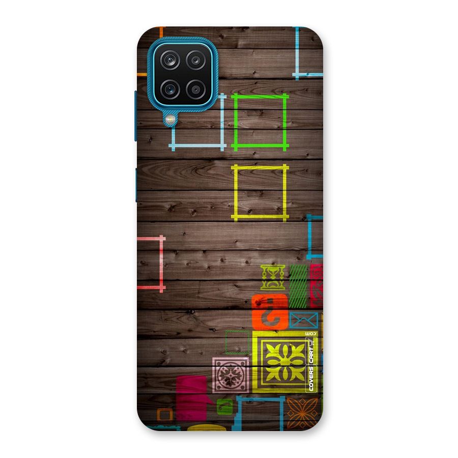 Multicolor Frame Design Back Case for Galaxy F12